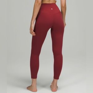Lululemon ALIGN 25” in Mulled Wine NWT